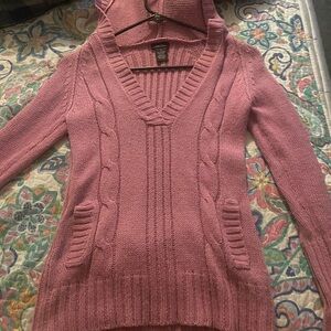 Pink rue 21 hoodie hooded sweater